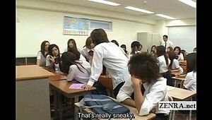 Japanese schoolgirl stripped by classmates