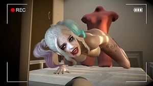 Harley Quinn sexy webcam Show - 3D Porn